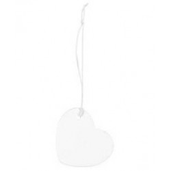 TAG CUORE 3,5cm WHITE 48pz