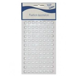 PERLE STICKERS BIANCO OPACO 10mm 96pz