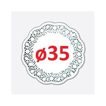 PIZZO PORCELLANATO TONDO ø35 10pz