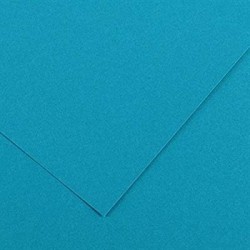 FOGLI CARTA VIVALDI CANSON A4 50pz 185gr BLU PRIMARIO 21