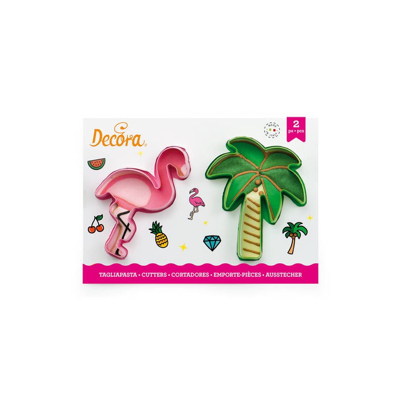 TAGLIAPASTA FENICOTTERO E PALMA 2pz