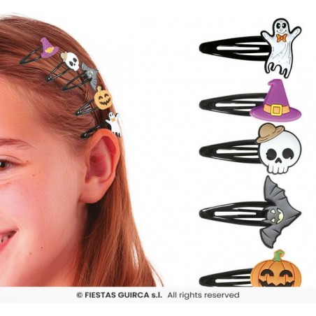 MOLLETTE CAPELLI HALLOWEEN 5pz