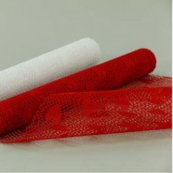 HEARTS MESHE RETE BIANCAcm50x5mt