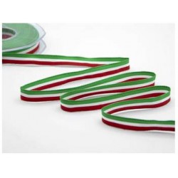 NASTRO TESSUTO TRICOLORE 10mmx25mt