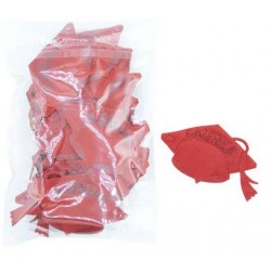 TOCCO LAUREA TESSUTO 3,5cm 25pz ROSSO