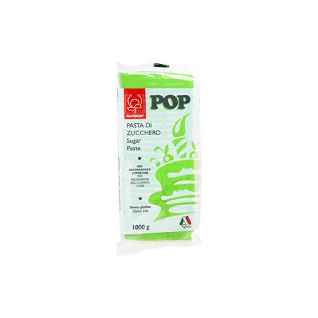 PASTA DI ZUCCHERO POP 1kg VERDE