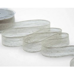 NASTRO VELO LINO mm24x15mt COL.11 LINO BOLLITO