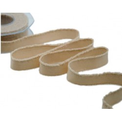 NASTRO SFRANGIATO mm23x15mt COL.2 BEIGE