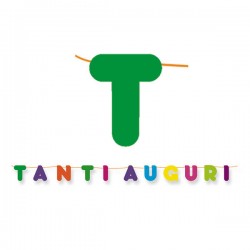 FESTONE MAXI TANTI AUGURI 6mt BIG