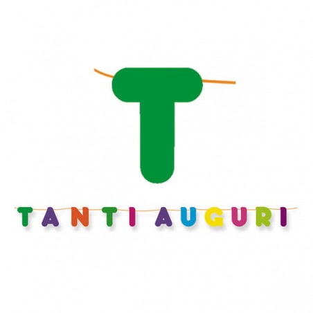 FESTONE MAXI TANTI AUGURI 6mt BIG