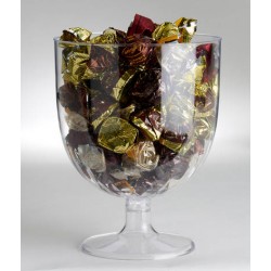 COPPA ACQUA TRASPARENTE GAMBO CORTO ø16 x H20cm