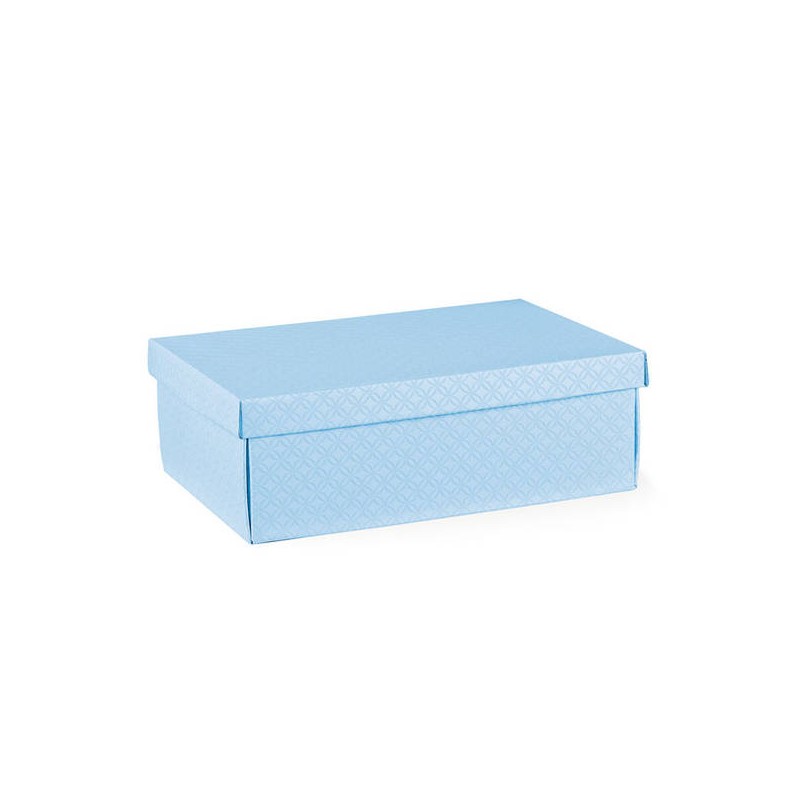 SCATOLE F/COP EASY 38x26x13cm MATELASSè AZZURRO