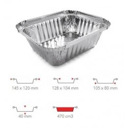 TEGLIA ALLUMINIO PRED. COP. 1 PRZ R28L 100PZ CONTITAL