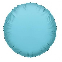 PALLONE MYLAR TONDO CELESTE 18" 43cm 1pz RC