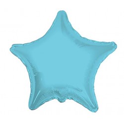 PALLONE MYLAR STELLA 36'' 90cm CELESTE RC