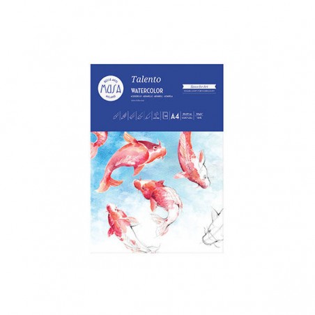 BLOCCO A5 PER ACQUERELLO 10fg 300gr 14,8x21cm