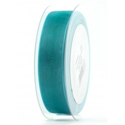NASTRO ORGANZA mm25x50mt TURCHESE