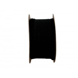 NASTRO SFRANGIATO CHIFFON mm40x15mt NERO