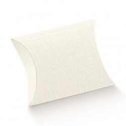 SCATOLA BUSTA SETA BIANCO 10x10x3,5cm 10pz