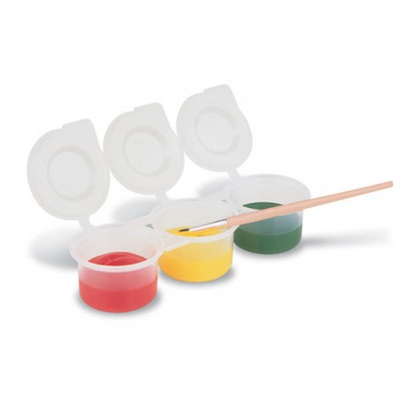 STRISCIA 3 VASETTI PP C/COPERCHIO 75ml