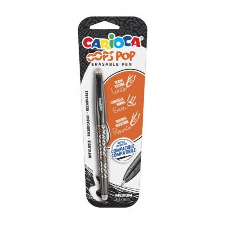CARIOCA PENNA CANCELLABILE OOPS POP NERO