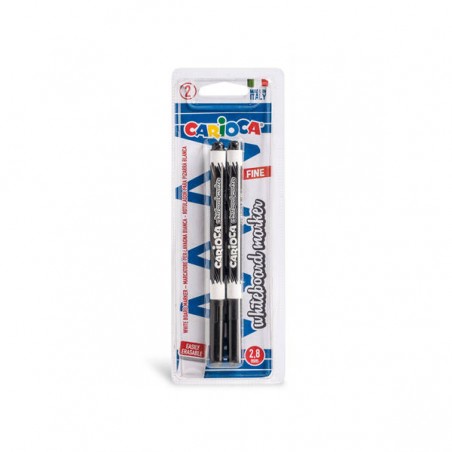 CARIOCA WHITEBOARD PENNARELLO LAVAGNA P. FINE 2pz NERO