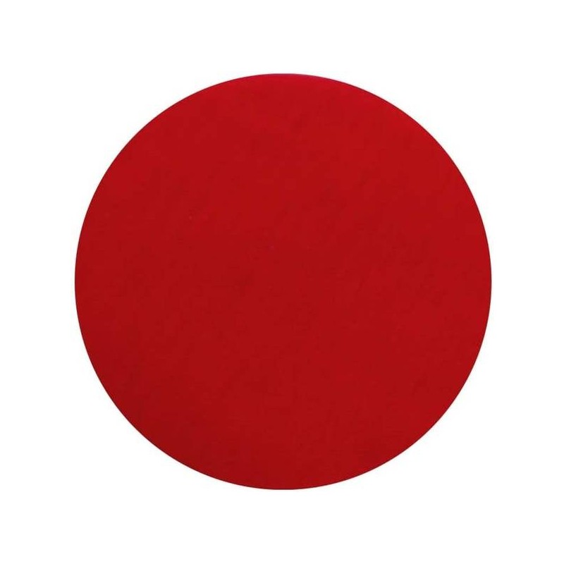 DISCHI TULLE FILE' ø23cm TONDI COLOR ROSSO 50pz
