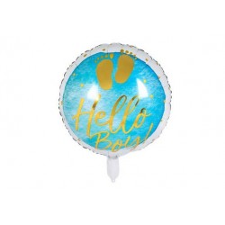 PALLONE MYLAR 18'' 45cm HELLO BOY