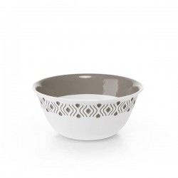 CIOTOLA TOSCA ø23cm BIANCO/TORTORA 2,4lt