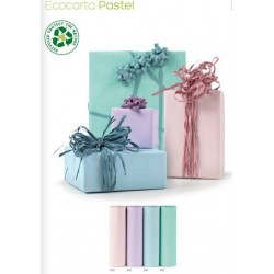 CARTA REGALO ECOCARTA 70x100 PASTEL 2 FOGLI