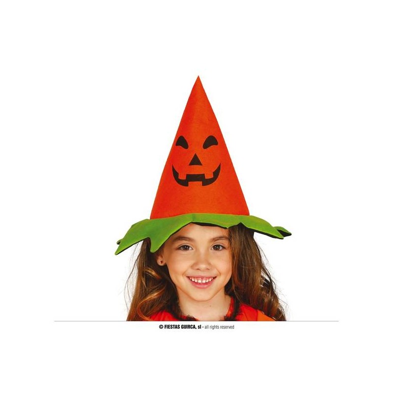 CAPPELLO STREGA FORMA ZUCCA BAMBINO