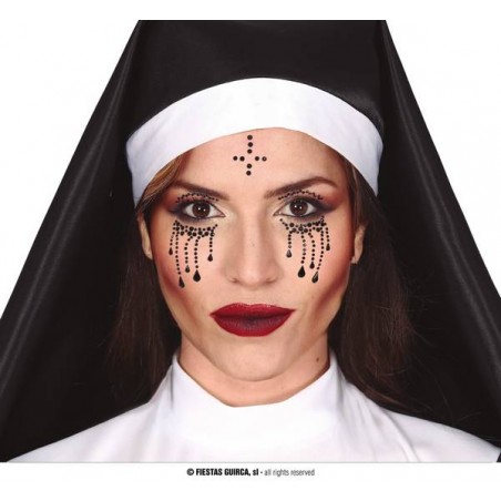 GIOIELLI ADESIVI DA VISO MONACA