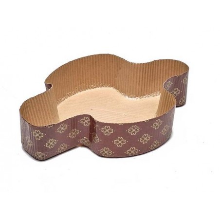 FORMA COTTURA COLOMBA 300gr 210x142x45mm 5 PEZZI