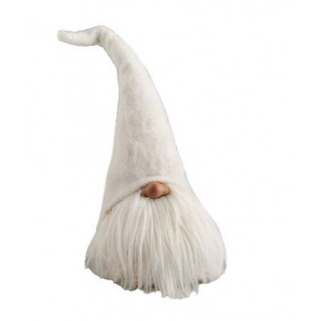 GNOMO BIANCO CON CAPPELLO 28cm