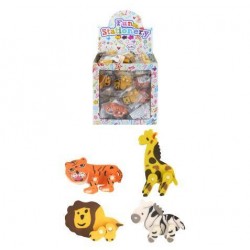 GOMMA ANIMALETTI DELLA GIUNGLA 5cm assortiti 1pz