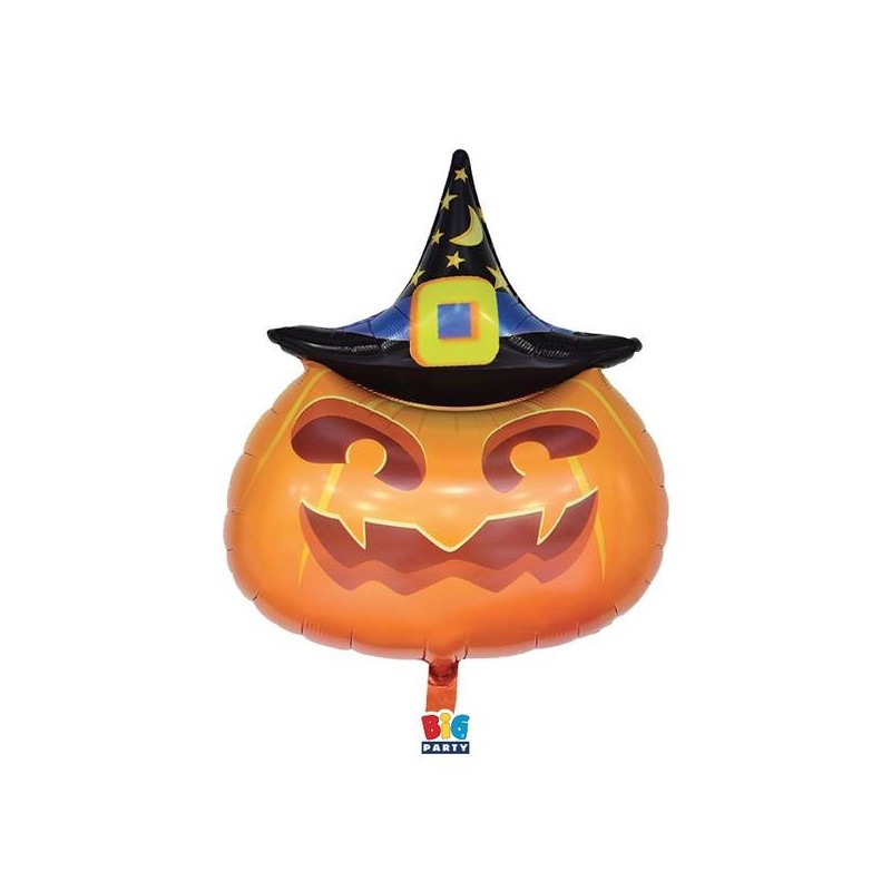 PALLONE MYLAR S/SHAPE ZUCCA STREGA 85x61cm