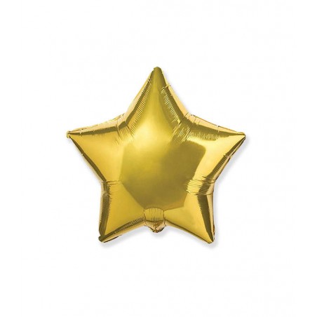 PALLONE MYLAR STELLA 18'' 45cm ORO RC