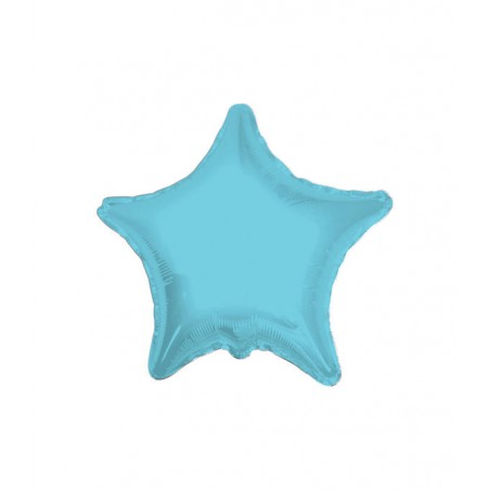 PALLONE MYLAR STELLA 18'' 45cm AZZURRO RC