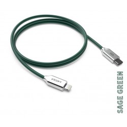 CAVO TYPE-C COLOR 1M 2A 40W GROOVY SAGE GREEN