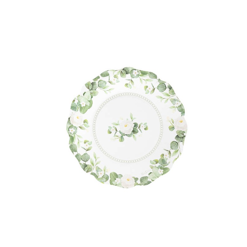 PIATTI NEW LIBERTY ROMANTIC GREEN 21cm 8pz