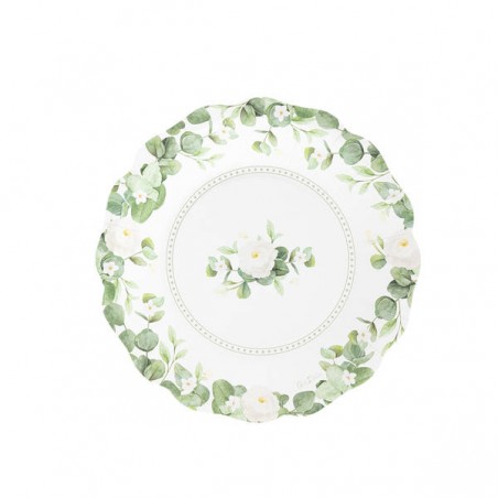 PIATTI NEW LIBERTY ROMANTIC GREEN 21cm 8pz