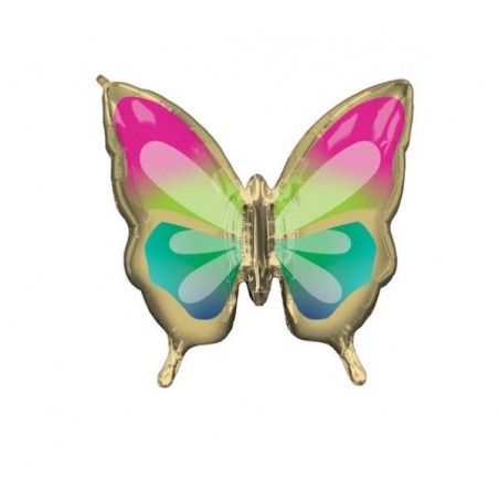 PALLONE MYLAR S/SHAPE FARFALLA 76x71cm