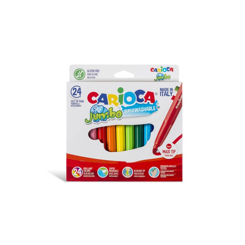 PENNARELLI CARIOCA JUMBO 24pz