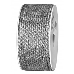 NASTRO CORDINO LUREX  mm4x25mt SILVER