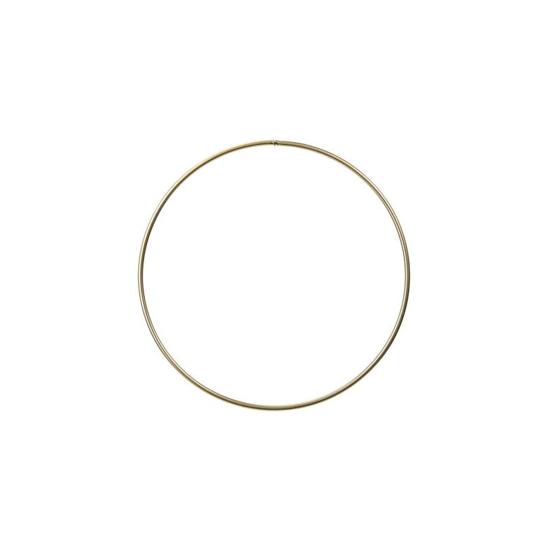 CERCHIO METALLO ORO Ø40cm