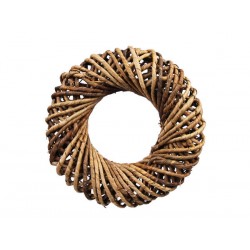 CORONA  NATURAL STRUTTURA METALLO INTERNA Ø40x10cm