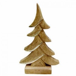 DECORO ALBERO STYLE WOOD 25cm
