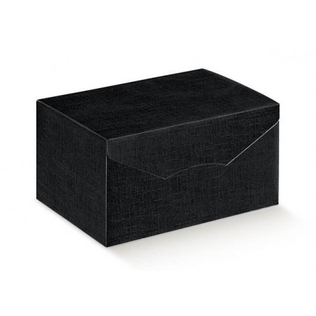 SCATOLA SEGRETO 39x27x23,5cm SETA NERO