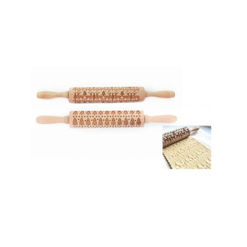 MATTARELLO STAMP CHRISTMAS LEGNO