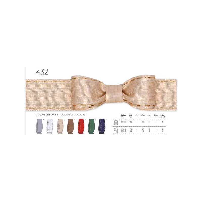 BOBINA NASTRO TESSUTO 432 mm40x10mt 20-ARGENTO